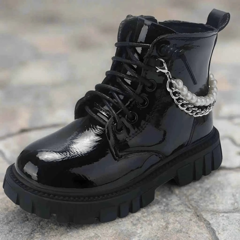 Boots Thigh High Boots Black Pearl  Kids Boots