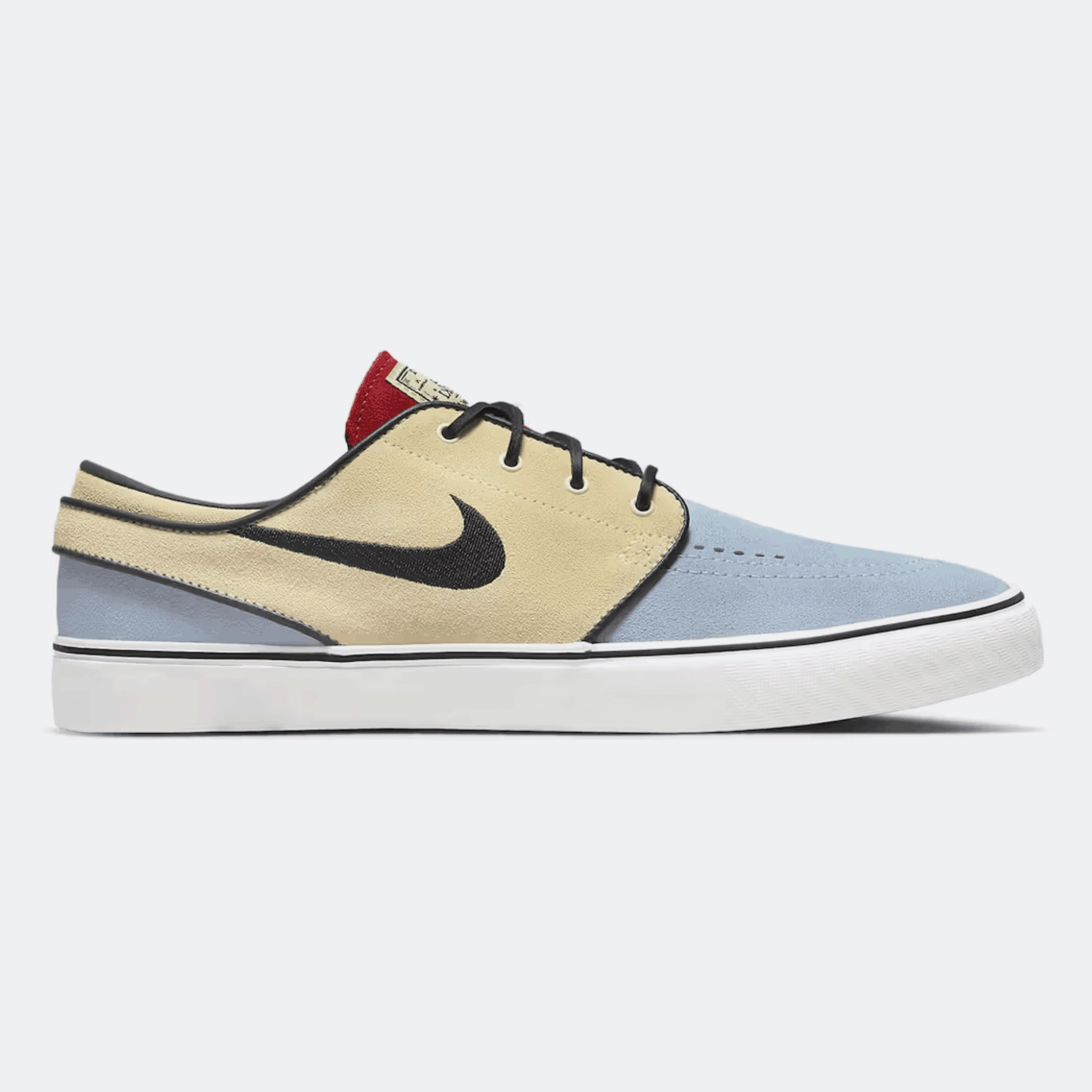 Nike SB - Stefan Janoski OG  Shoes - Alabaster / Alabaster - Chile Red Nike Shoes Of Basketball