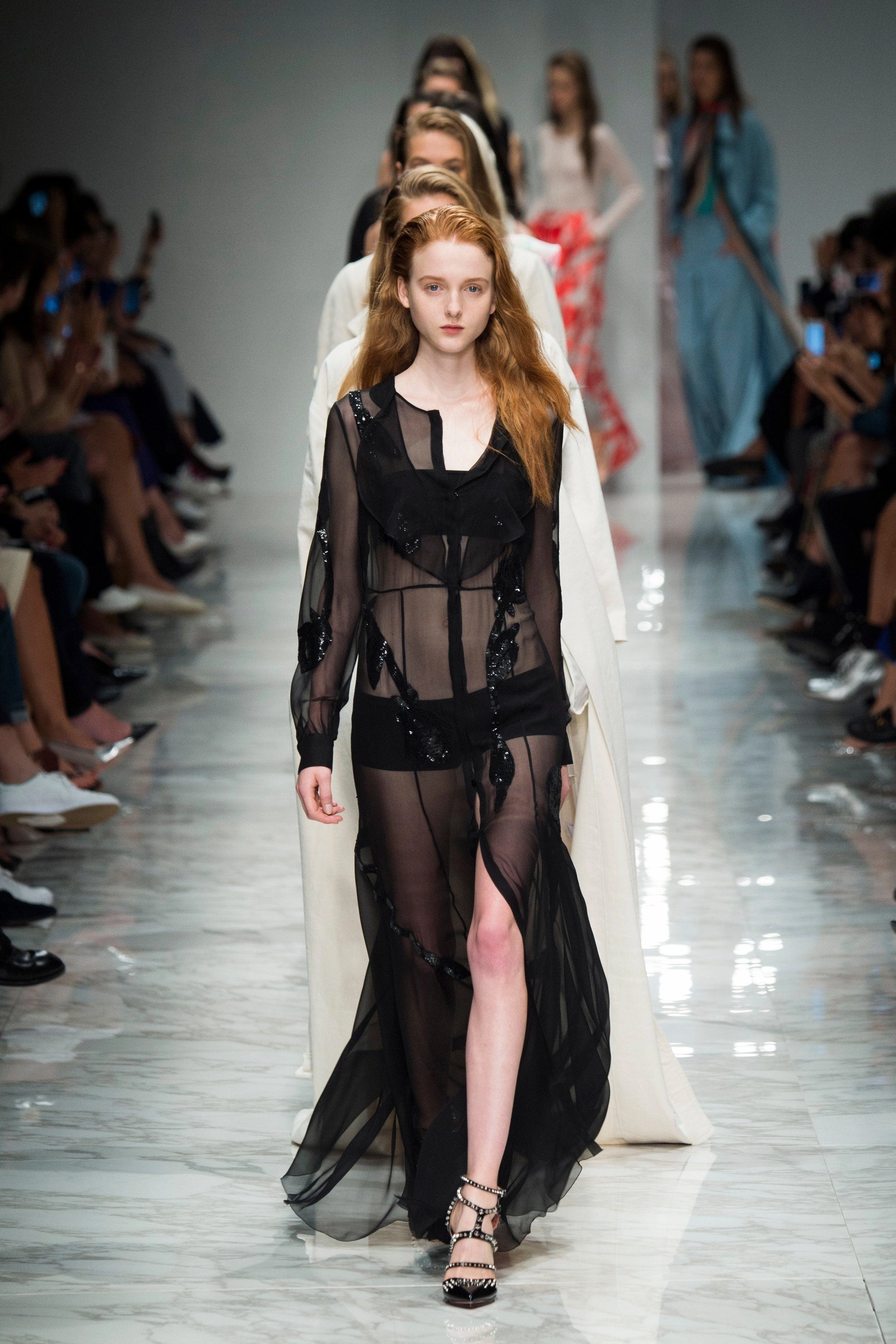 Blumarine Studded Heels - Women's 37.5 Platform Ankle Boots