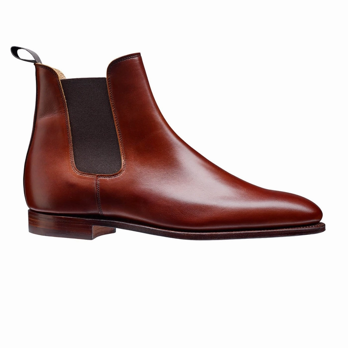 Bonnie Chestnut Calf Caiman Chelsea Boots