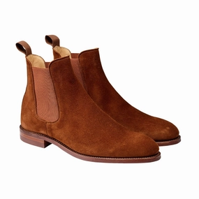 Banana Republic Chelsea Boot Bonnie Polo Brown Calf Suede