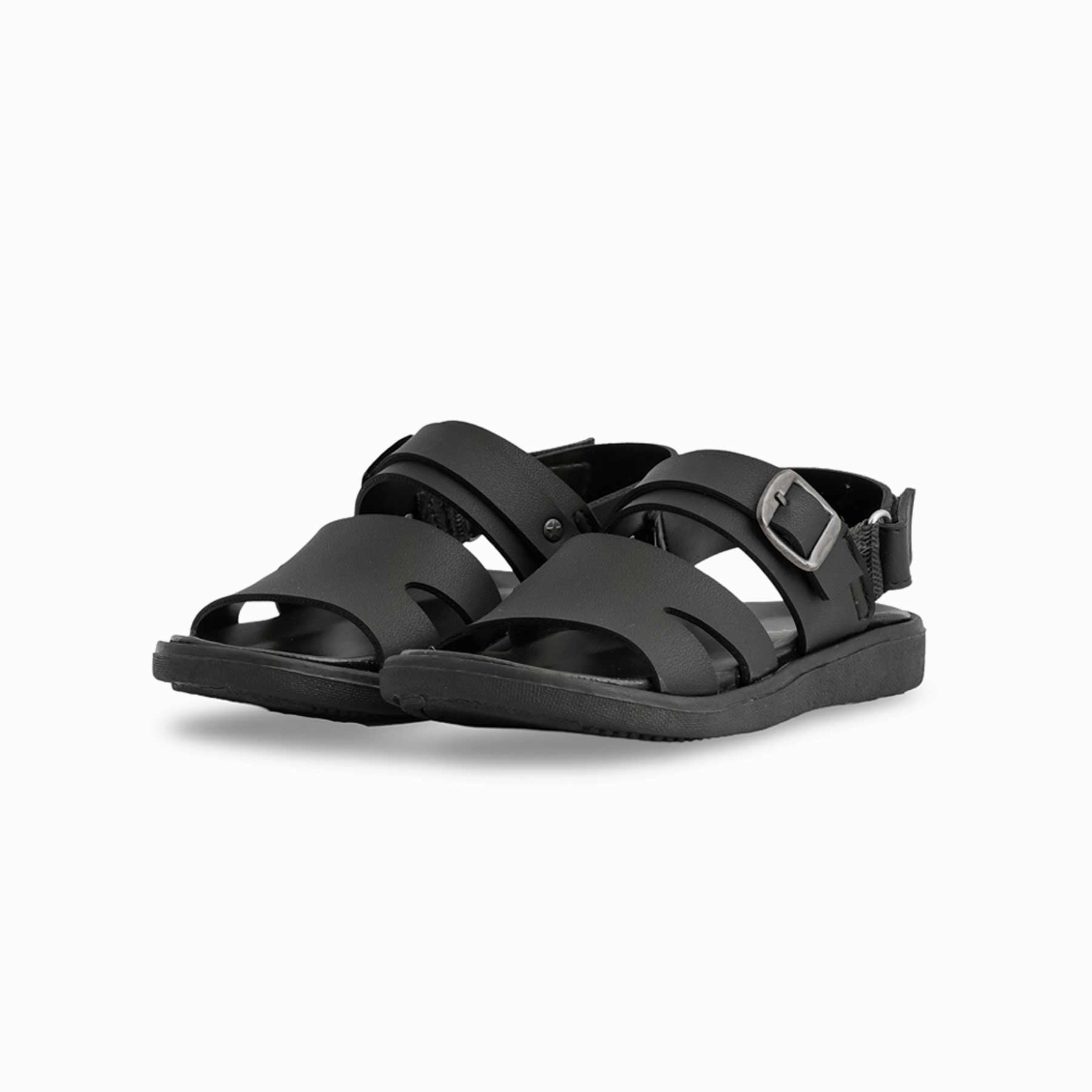 Boys Black Formal Sandal KD9957