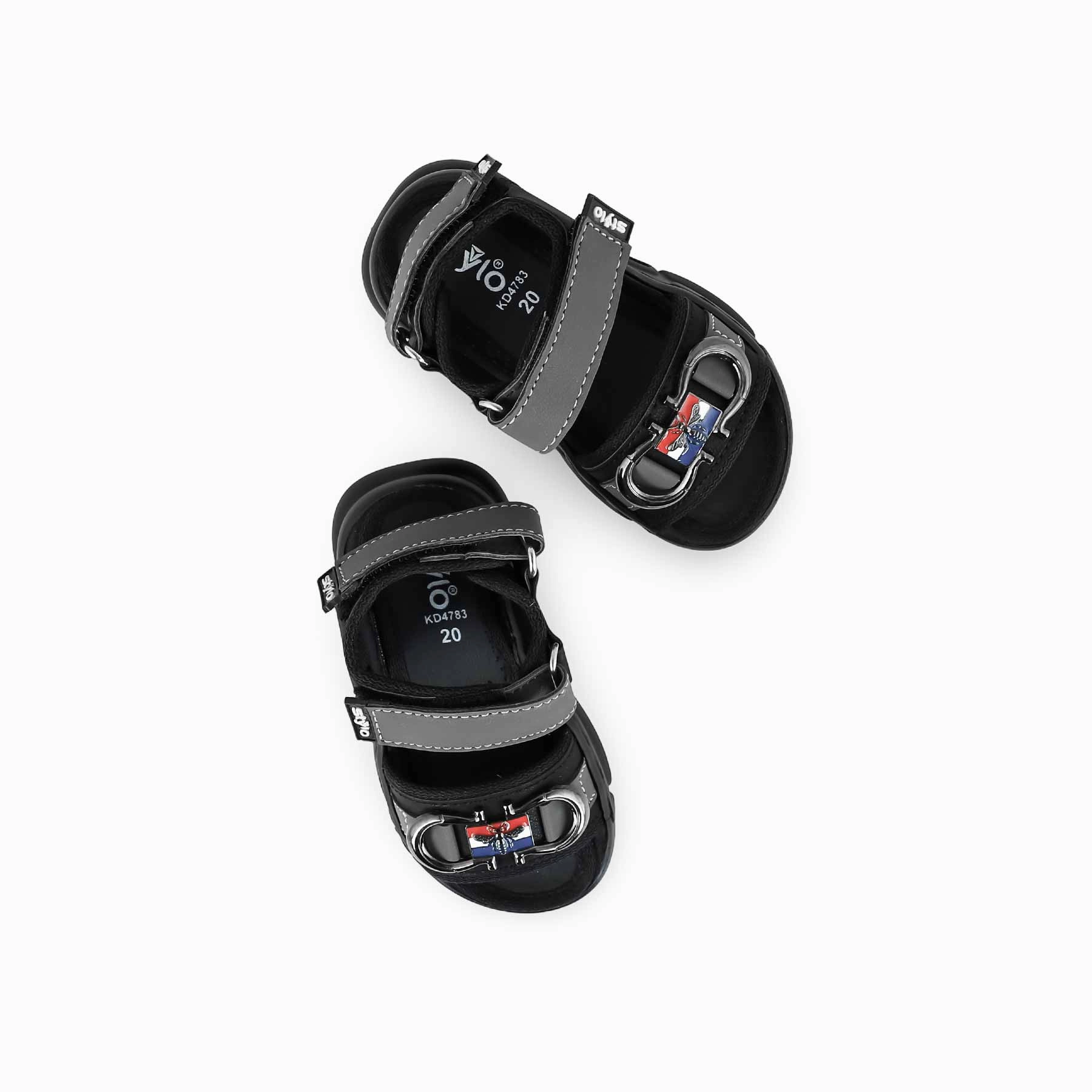 Boys Grey Formal Sandal KD4783 High Heels Sandals