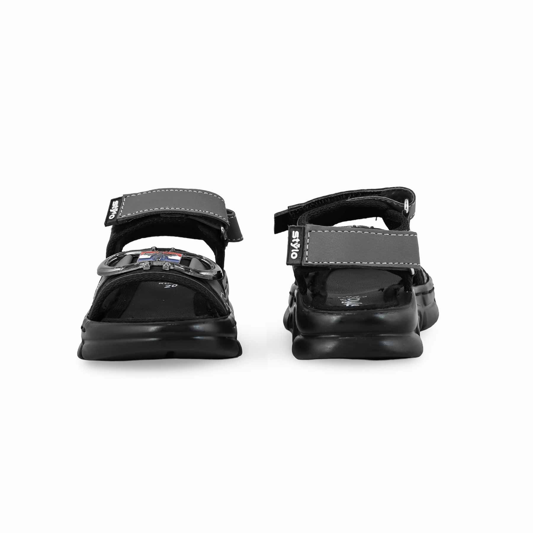 Boys Grey Formal Sandal KD4783