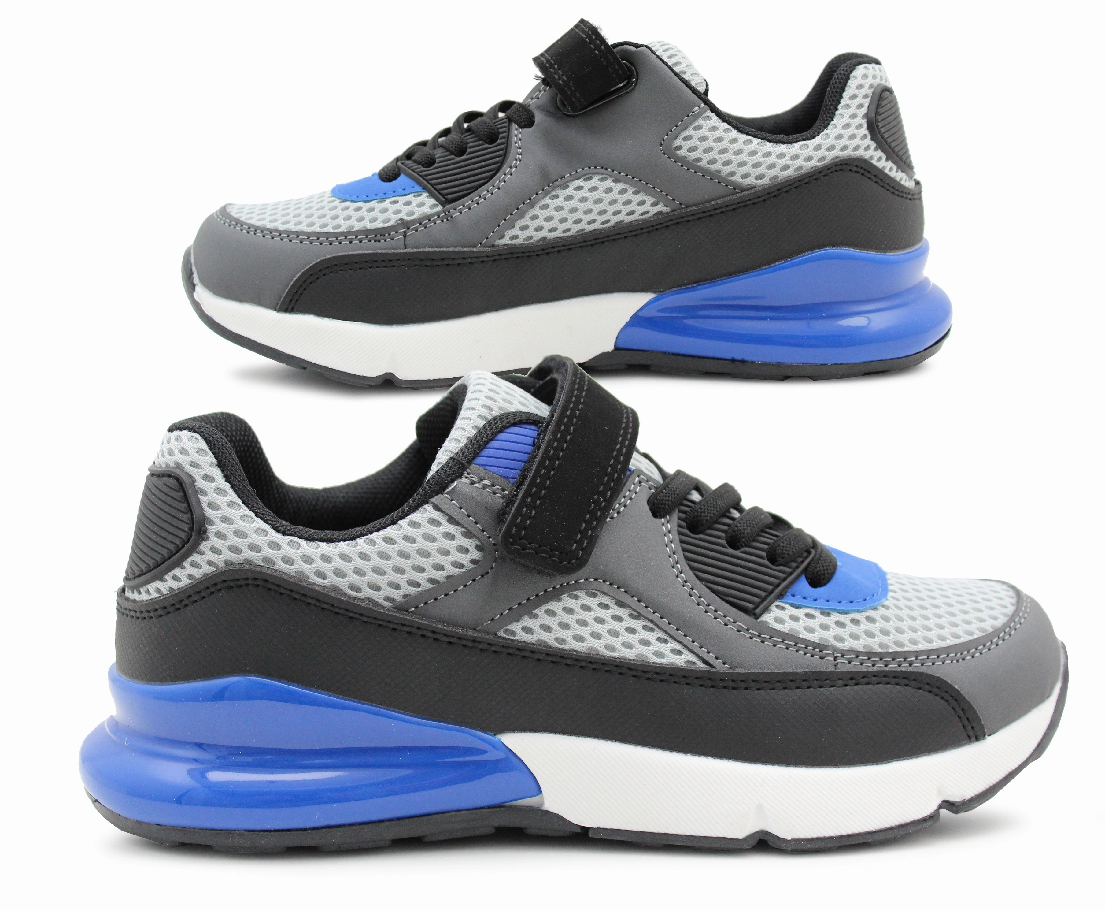 Boys Kids Youth Trainers Touch Fasten Breathable Sneakers Active Running Sports PE Trainer Shoes Cushion Shoes Running