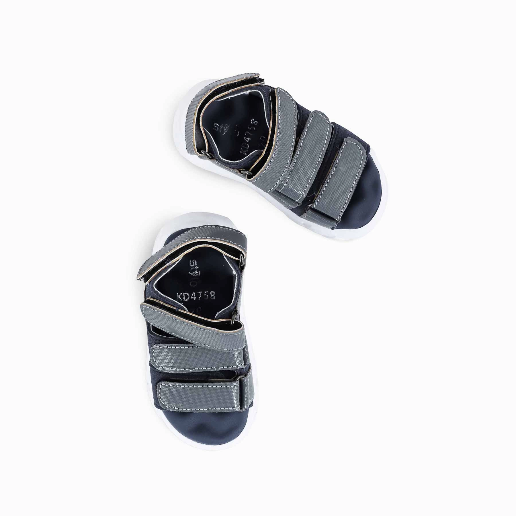 Boys Navy Formal Sandal KD4758