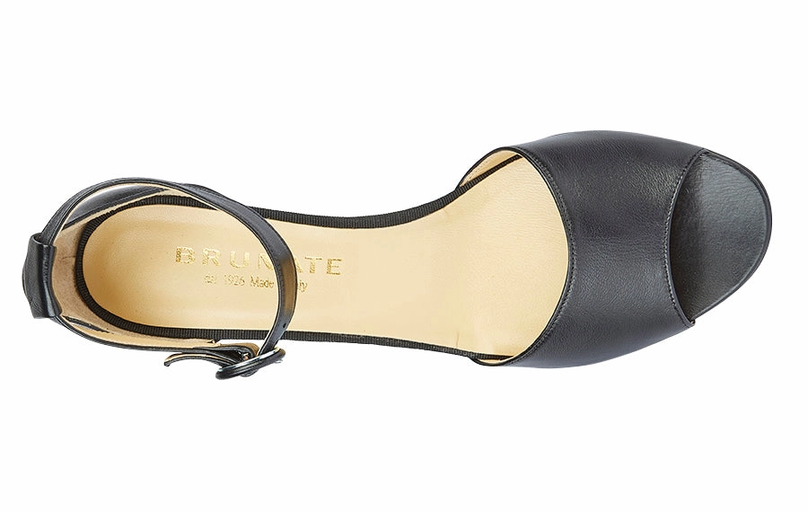 Br Spritz Black Ankle Boots With Inch Heel