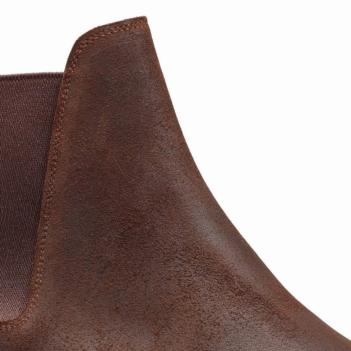 Rachel Dark Brown Rough-Out Suede Bacca Bucci Chelsea Boots