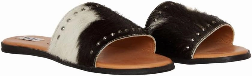 Buy Asics Shoes Online India Myra Bag Silver Studded Flats Fur Leather Shoes S-4110