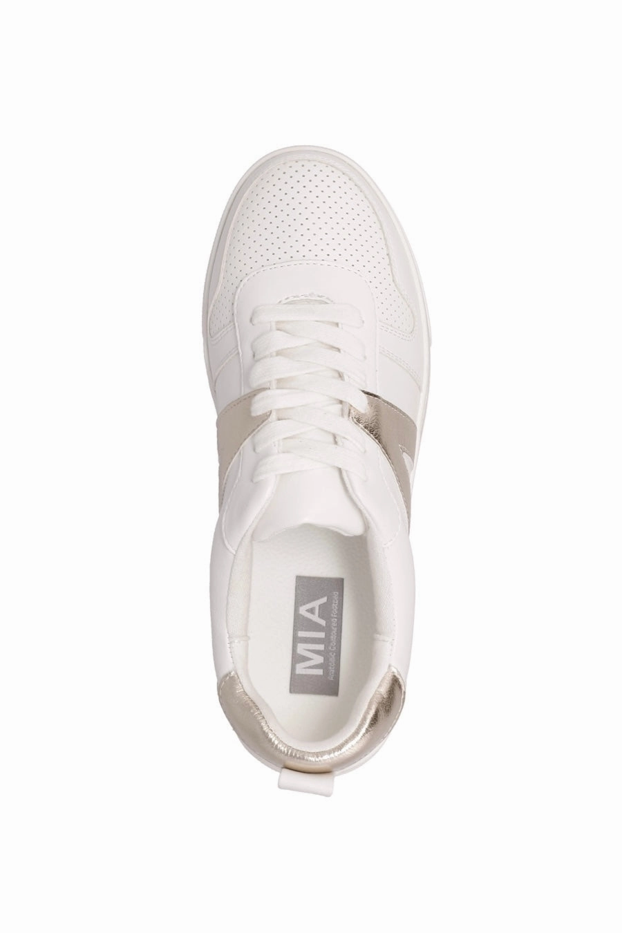 MIA Alta Perforated Lace Up Sneakers Asic Tennis Shoes