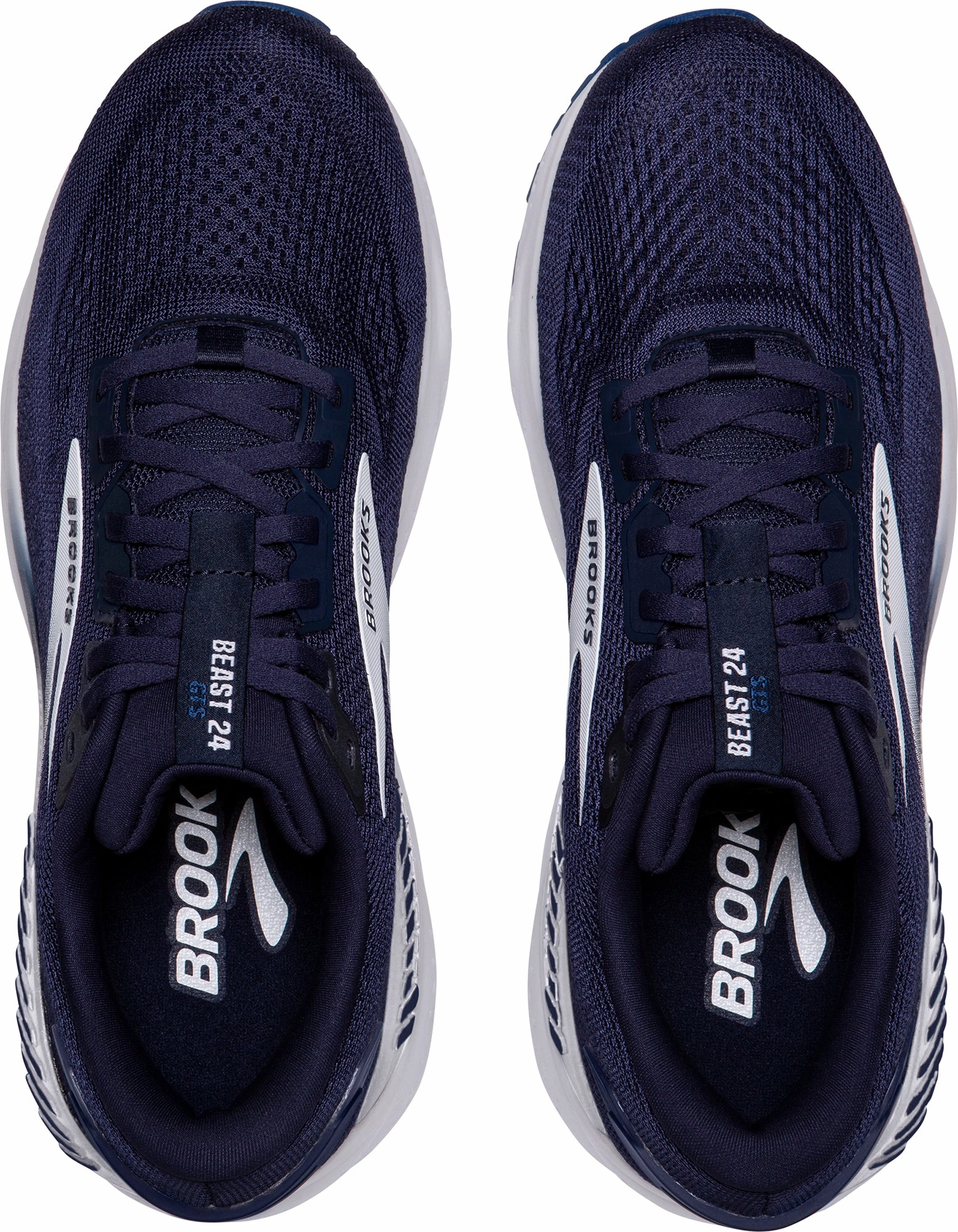 Brooks Beast GTS 24 WIDE FIT Mens Running Shoes - Navy Best Walking Shoes 2025 Review