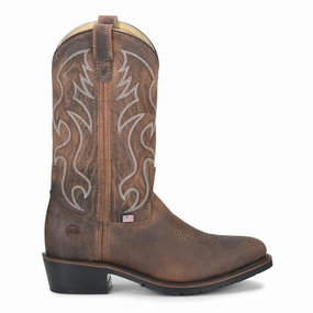 Work Boots Slipon Robert AG7 12 Inch Slip Resistant  Soft Toe Work Boots