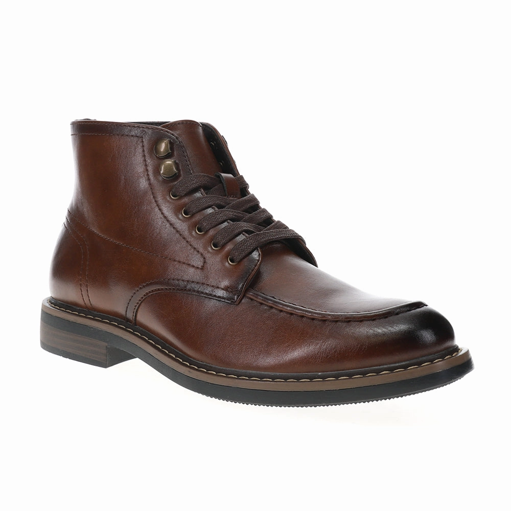 Pink Frye Boots Burnished Round Toe Lace Up Boots