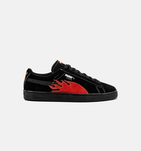Butter Goods Suede Classic Mens Lifestyle Shoe - Black/Red Original Skate Shoes