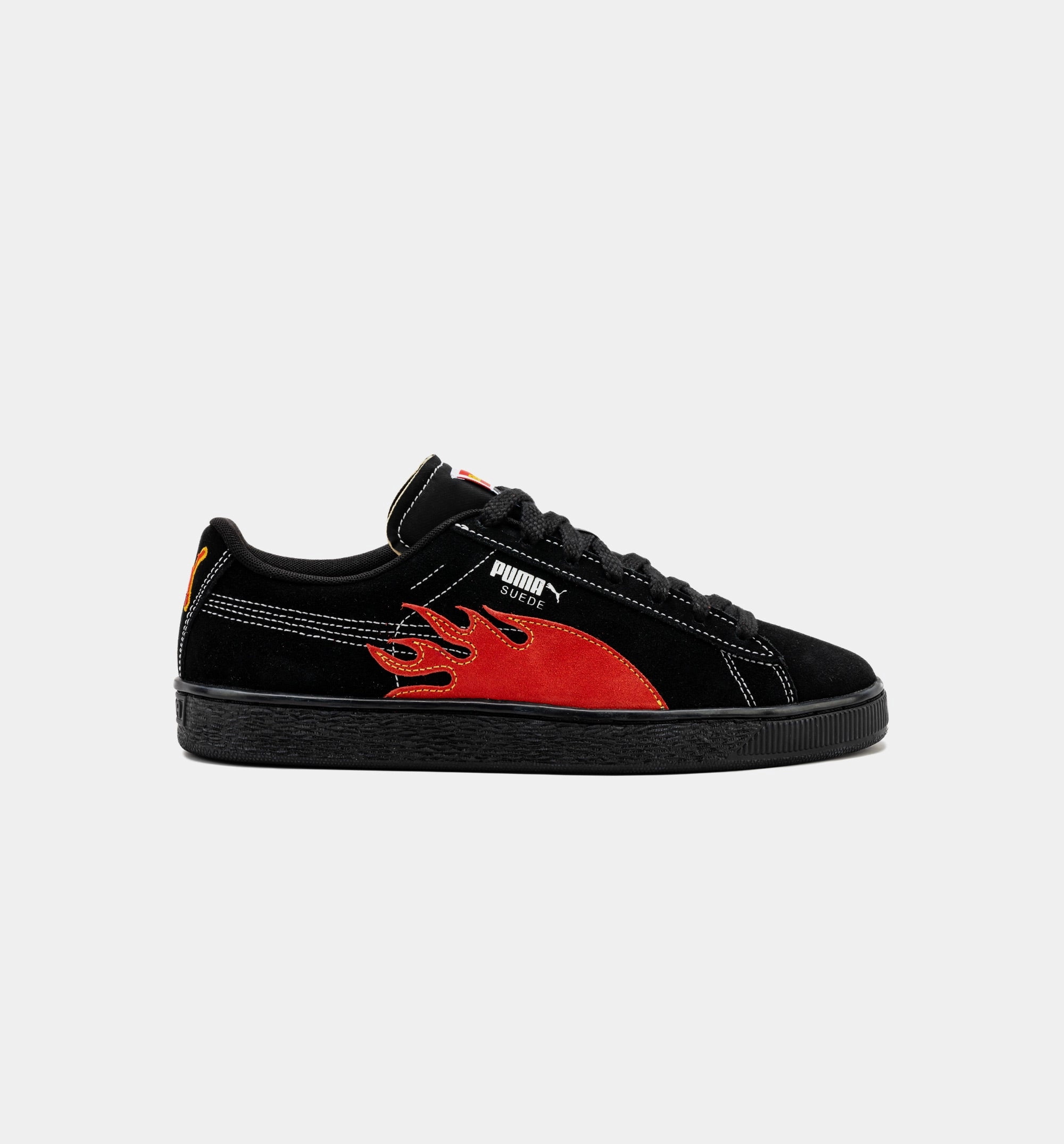 1980s Skate Butter Goods Suede Classic Mens Lifestyle Shoe - Black/Red