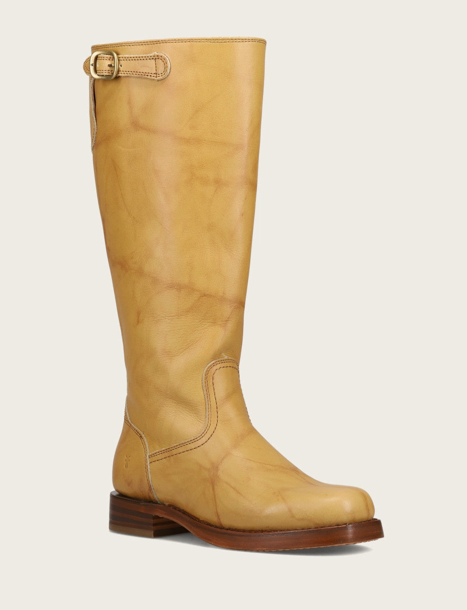 Knee High Tall Boots Campus Low Heel Tall Riding Wide Calf