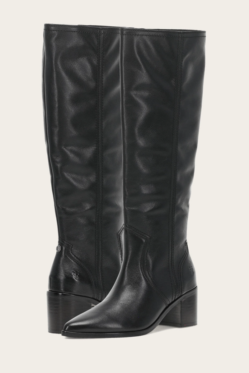 Moto Boots Knee High Sadie Softy Tall - Pre-Loved