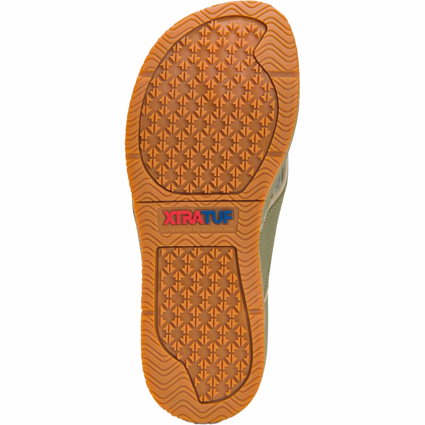 XTRATUF Ladies Auna Olive Green Slip Resistant Sandal AUNW300 Military Flip Flops