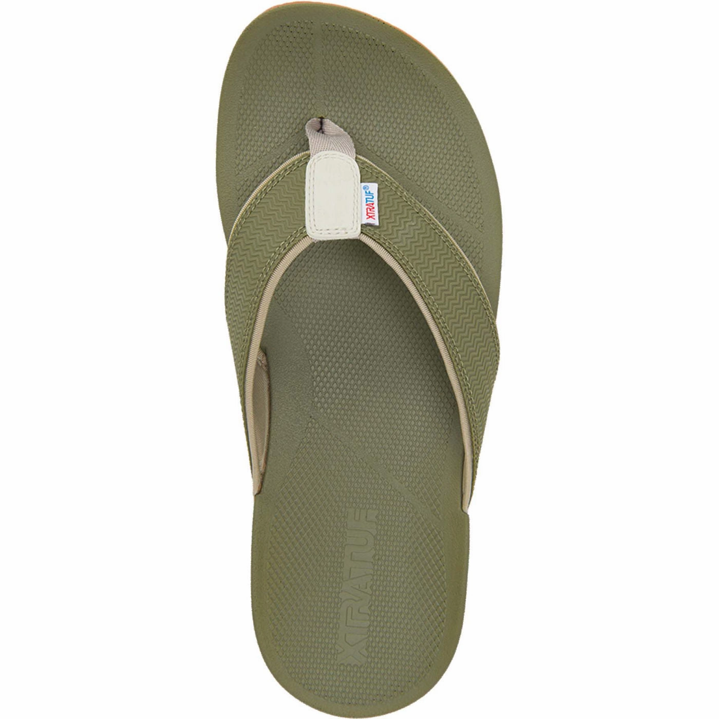 Towel Flip Flops XTRATUF Ladies Auna Olive Green Slip Resistant Sandal AUNW300