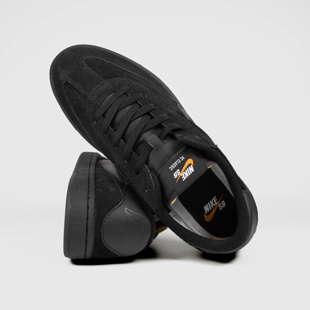 Nike Shoes Flats Nike SB - FC Classic Shoes - Black / Black - Black - Vivid Orange