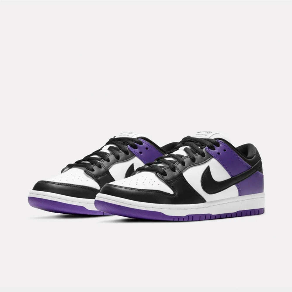 Nike SB - Dunk Low Pro - Court Purple / Black - White Cricket Nike Shoes
