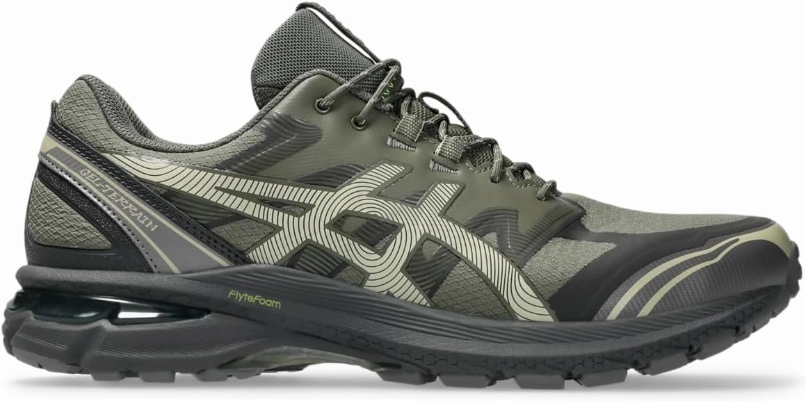 Width Asics Running Shoes Asics Unisex Gel-Terrain Sportstyle Shoes, 7.5, Mantle Green/Khaki