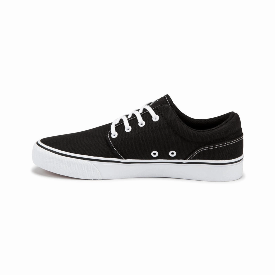 Chaussures basses skateboard-longboard adulte vulca 100 noir blanc Top Skate Shoes