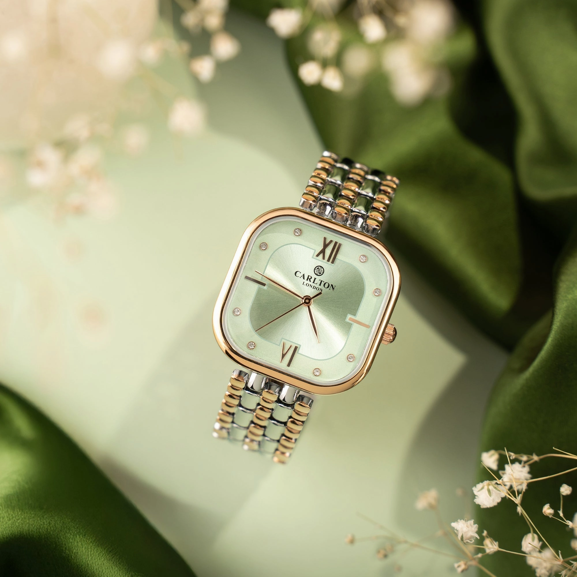 Chelsea: Women Mint Green Dial Stainless Steel Analog Watch-CLSSCLGRN New Chelsea Boots