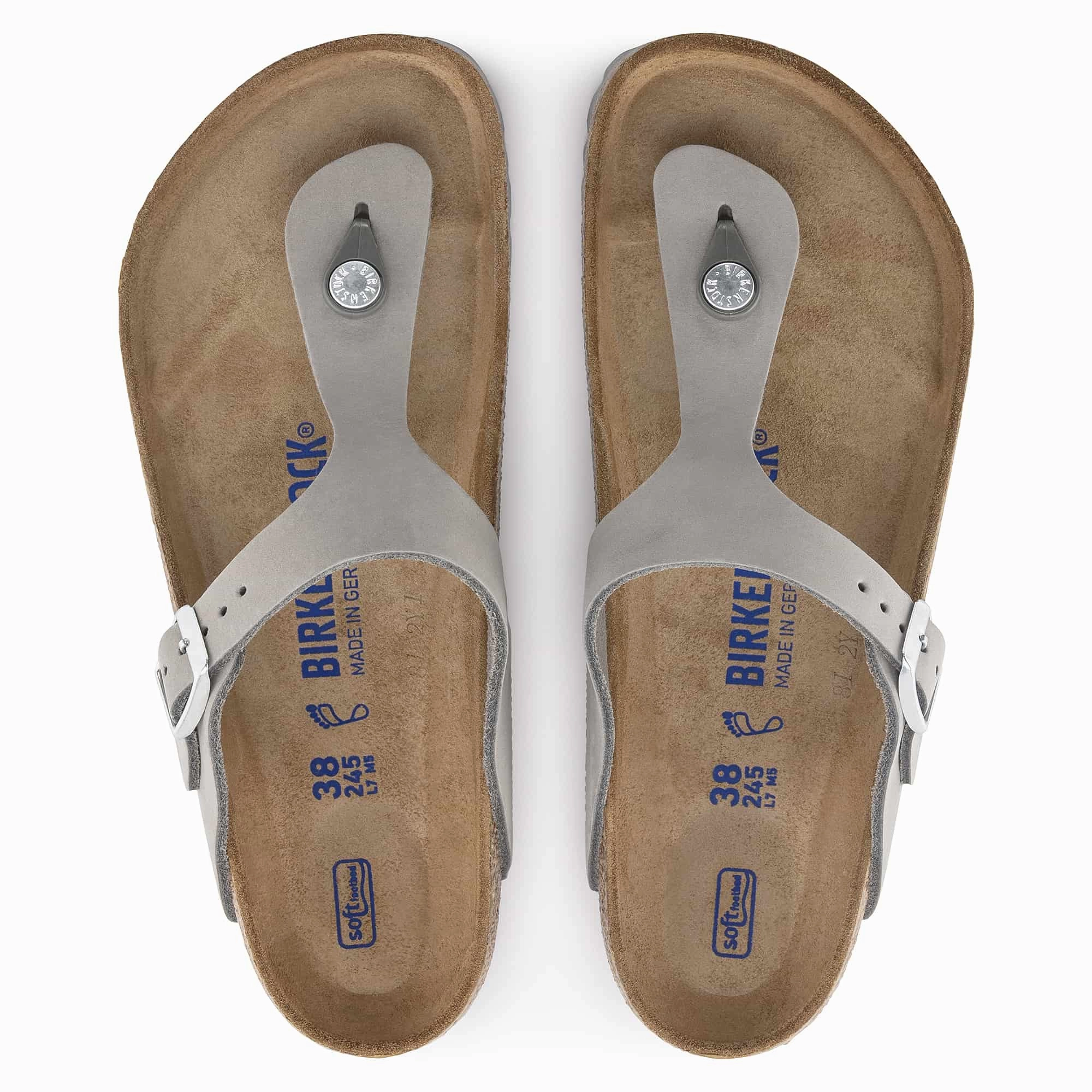 Gizeh Soft Footbed Nubuck Leather Arizona Taupe