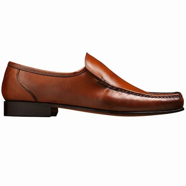 Oxford Style Shoes BARKER Javron Shoes - Mens Moccasins - Brown Burnished Calf