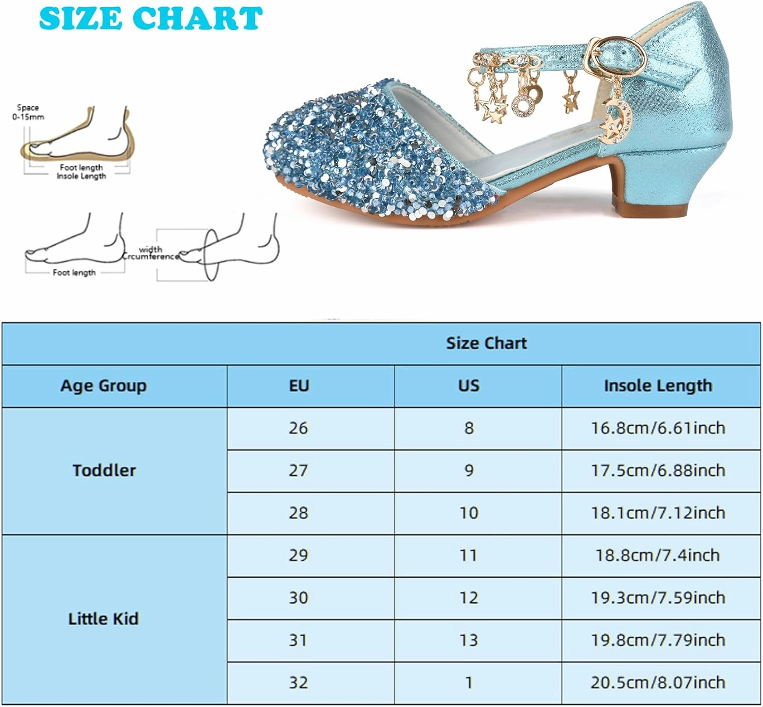 ChuLian Little Kids Girls Dress Pumps Glitter Sequins Princess Low Heels Princess Dress Shoes Party Dance Shoes Rhinestone Sandals Asics Running Shoes Lineup