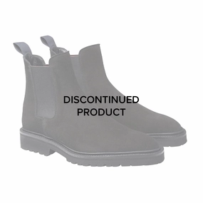 Poppy Black Suede Chelsea Boots And Jeans Look