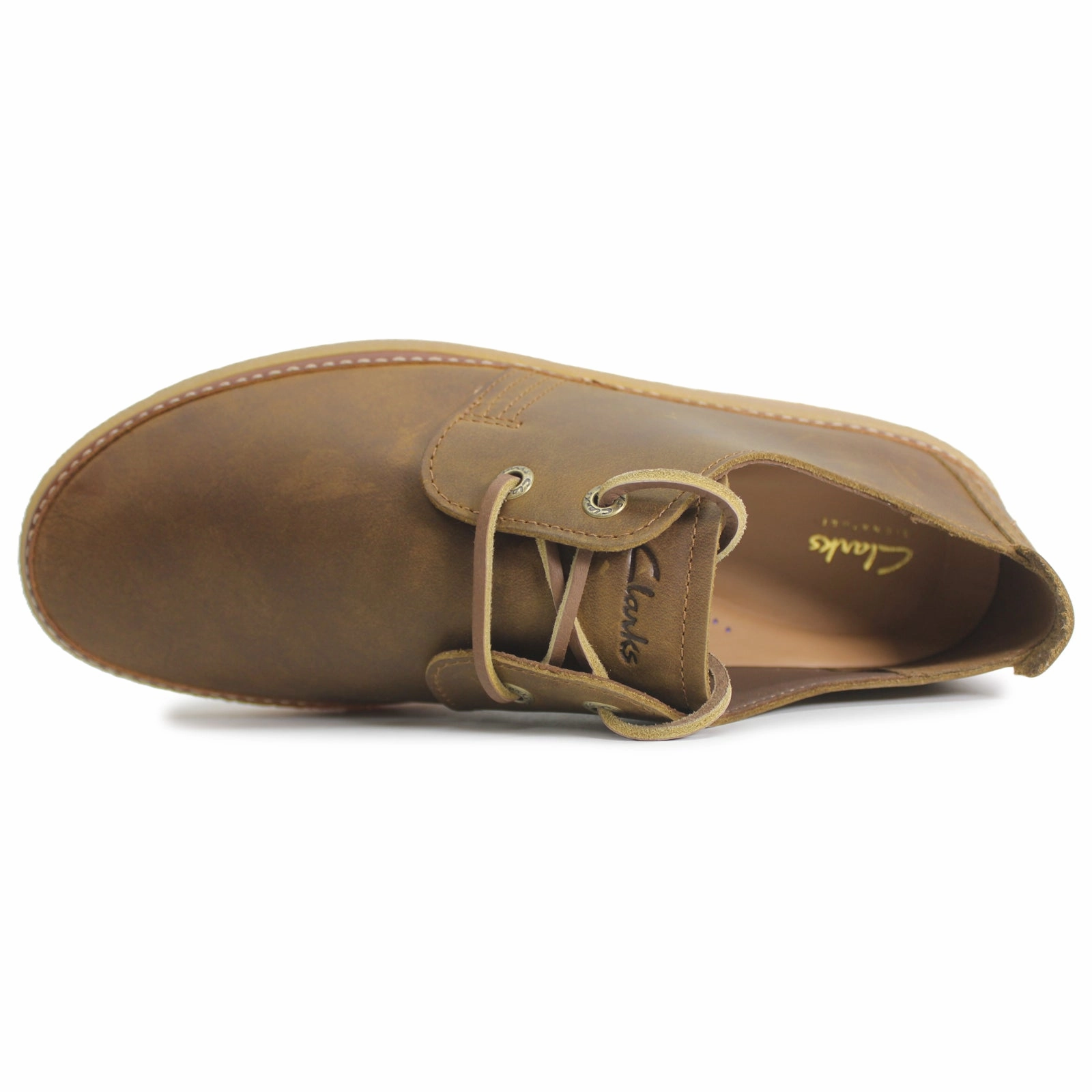 Cap Toe Suede Oxfords Clarks Clarkwood Low Leather Men's Lace Up Beeswax Shoes