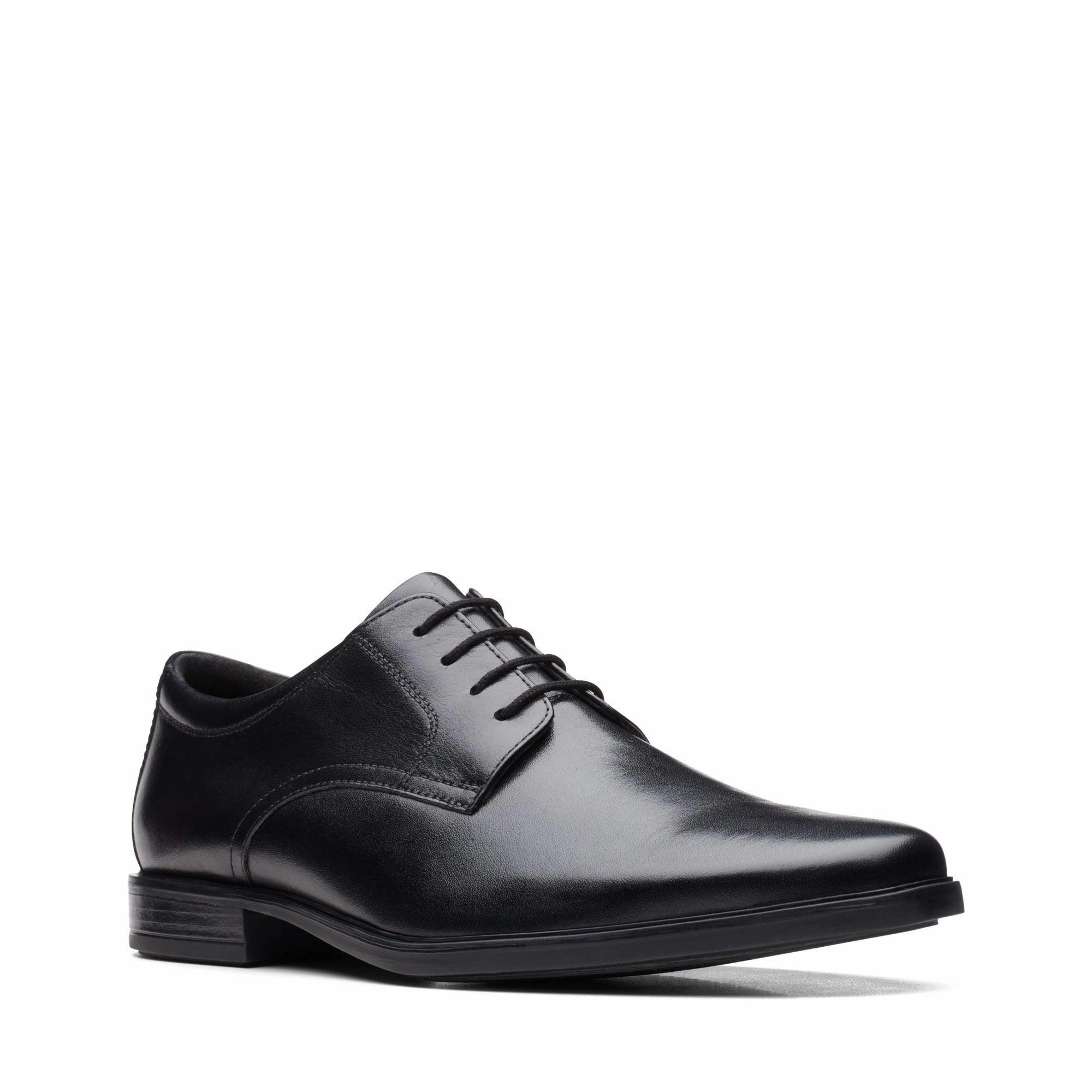 T Strap Oxfords Clarks Mens Shoe Howard Walk Black