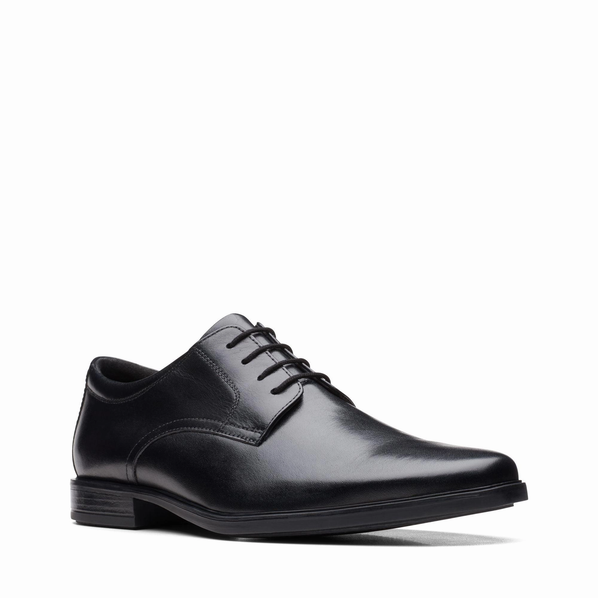 Bluchers Vs Oxfords Clarks Mens Shoe Howard Walk Black