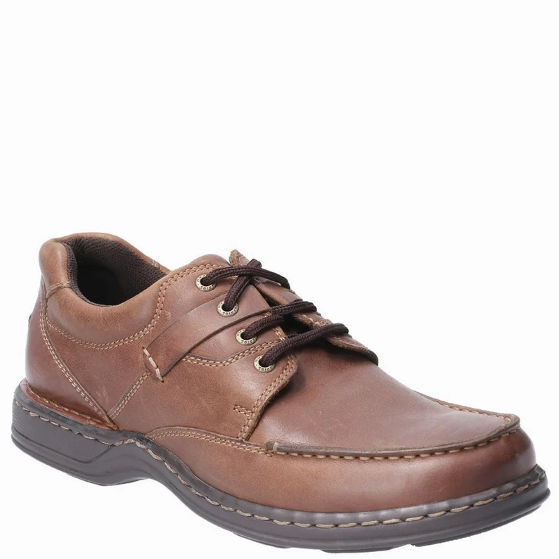 Hush Puppies Mens Shoe Randall 2 Brown Oxfords With A Dress