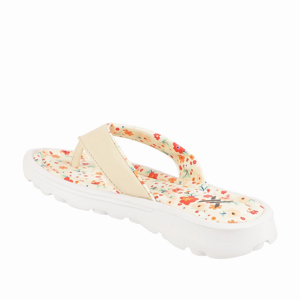 Ea7 Flip Flops Women's Floral Print Comfort Thong Flip-Flops