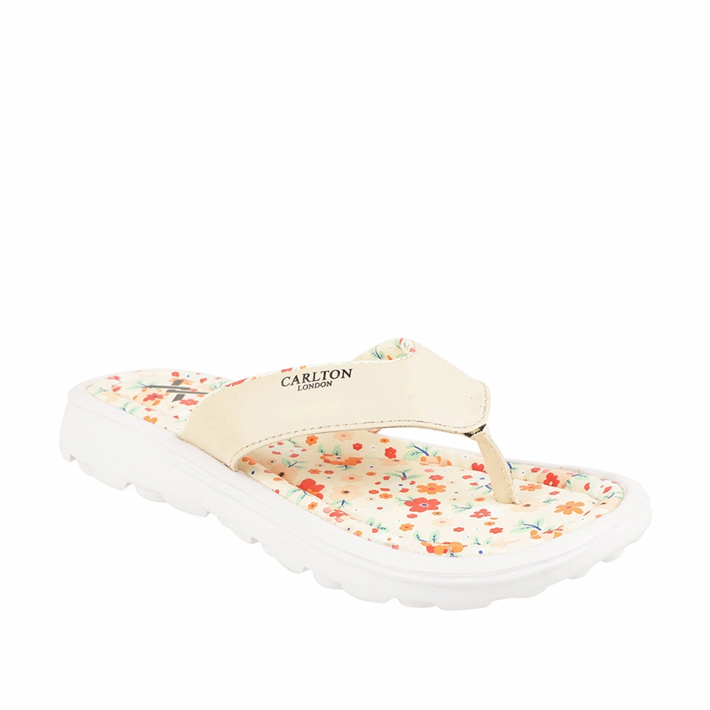 Bridal Flip Flops Diy Women's Floral Print Comfort Thong Flip-Flops