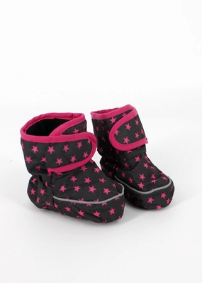 Comfortable Slippers With Support Kids Girl's Star Printed Slippers,Grey