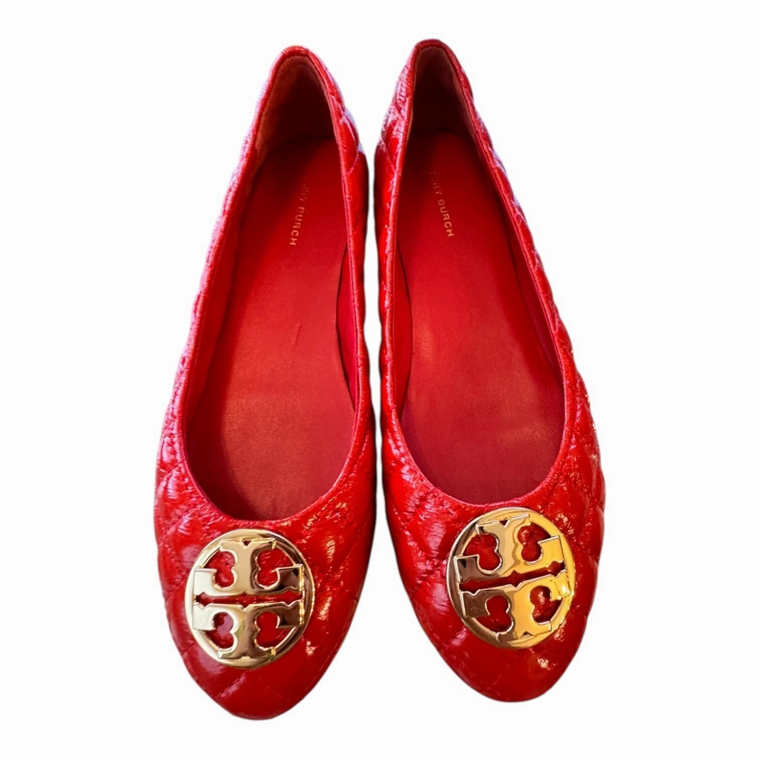Mcqueen Chelsea Boots Shoes Designer By Tory Burch In Red, Size:8.5