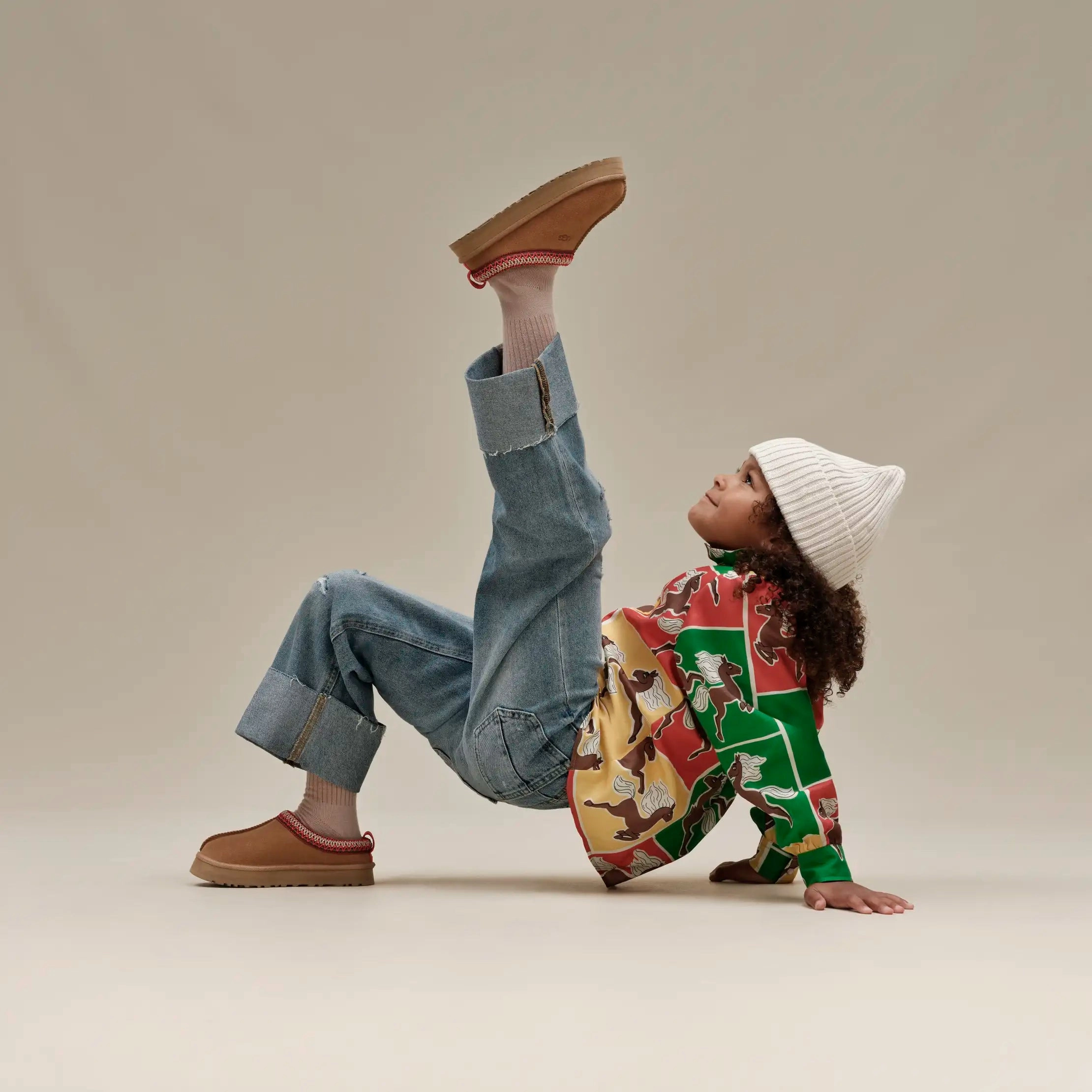 Ugg Kids Clog Tazz Chestnut Owl Slippers