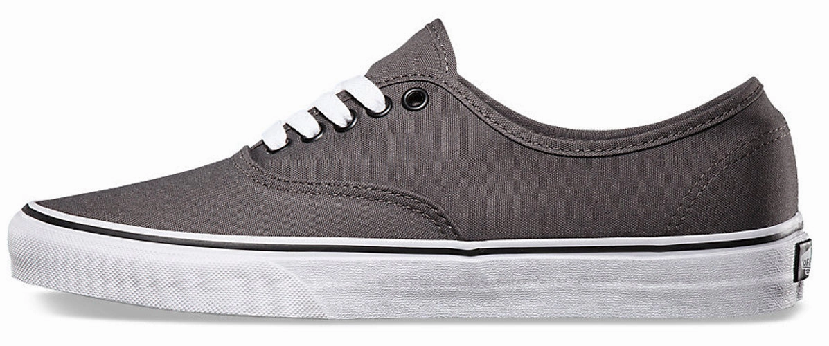 Vans Authentic Pewter/Black Most Durable Skate Shoe