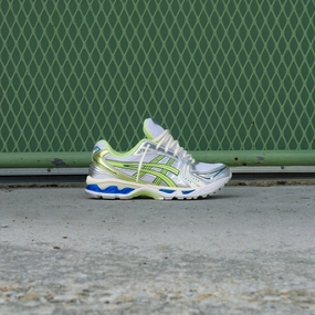 Stefon Diggs Asics Shoe Mens Asics Gel-Kayano 14 (White/Lime Green)