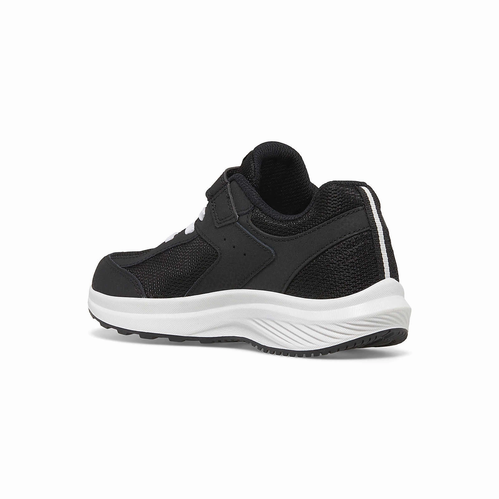 Cohesion KDZ A/C Sneaker Black/White (10.5c-4Y) Best Beginner Walker