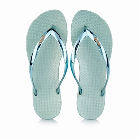 Types Of Flip Flops Coloko Dahlia Chrome Metallic Green Ergonomic Footbed Flip Flops