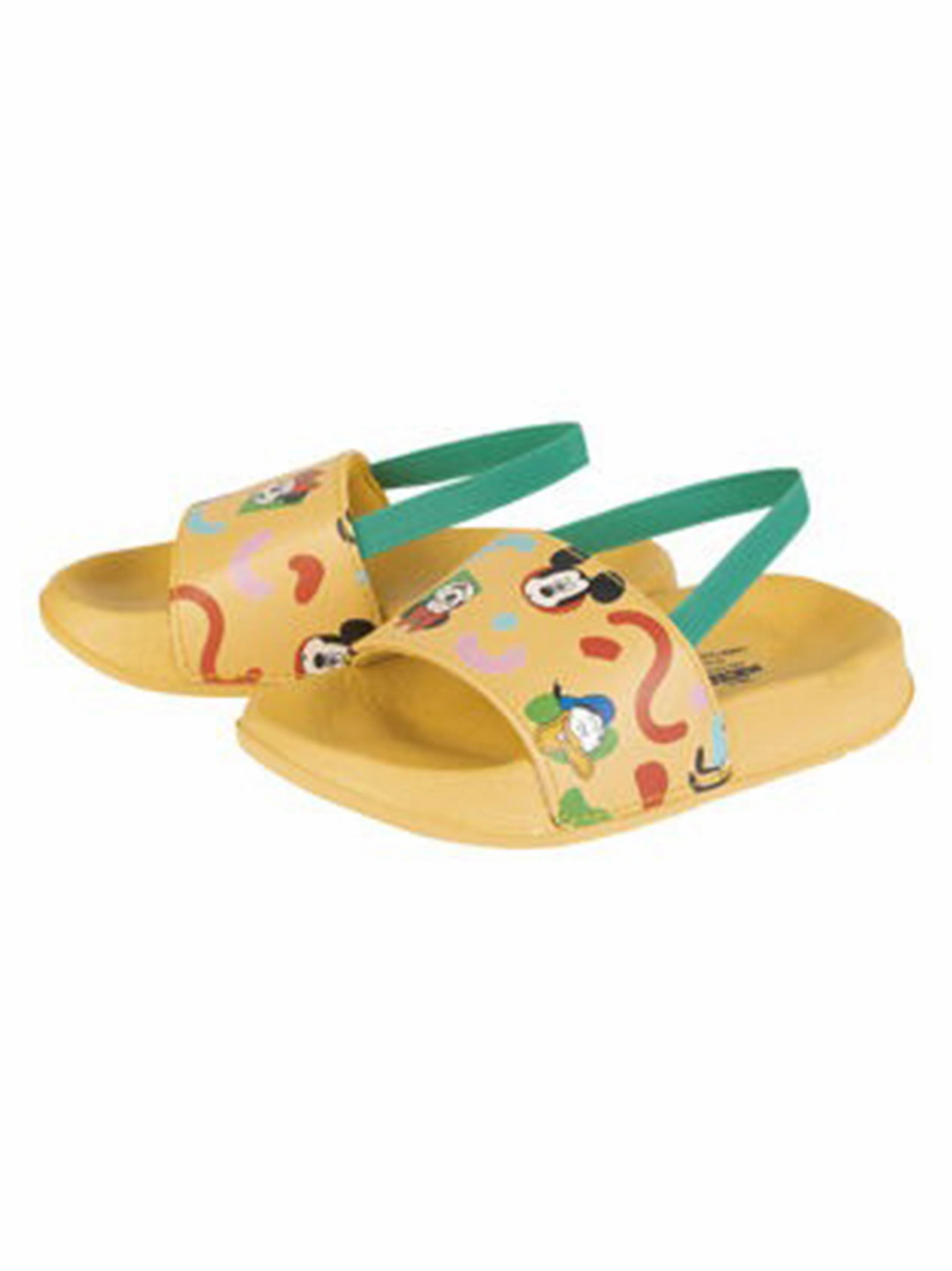 Ruby Slippers Maple Kids Girl's Graphic Printed Slippers,Yellow