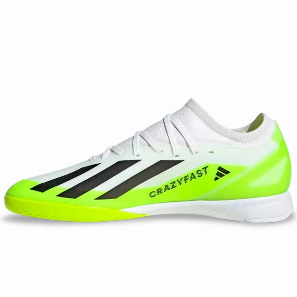 Ultra Ultimate Fg/ag Soccer Cleats adidas Crazyfast.3 Indoor Shoes (White/Lucid Lemon)