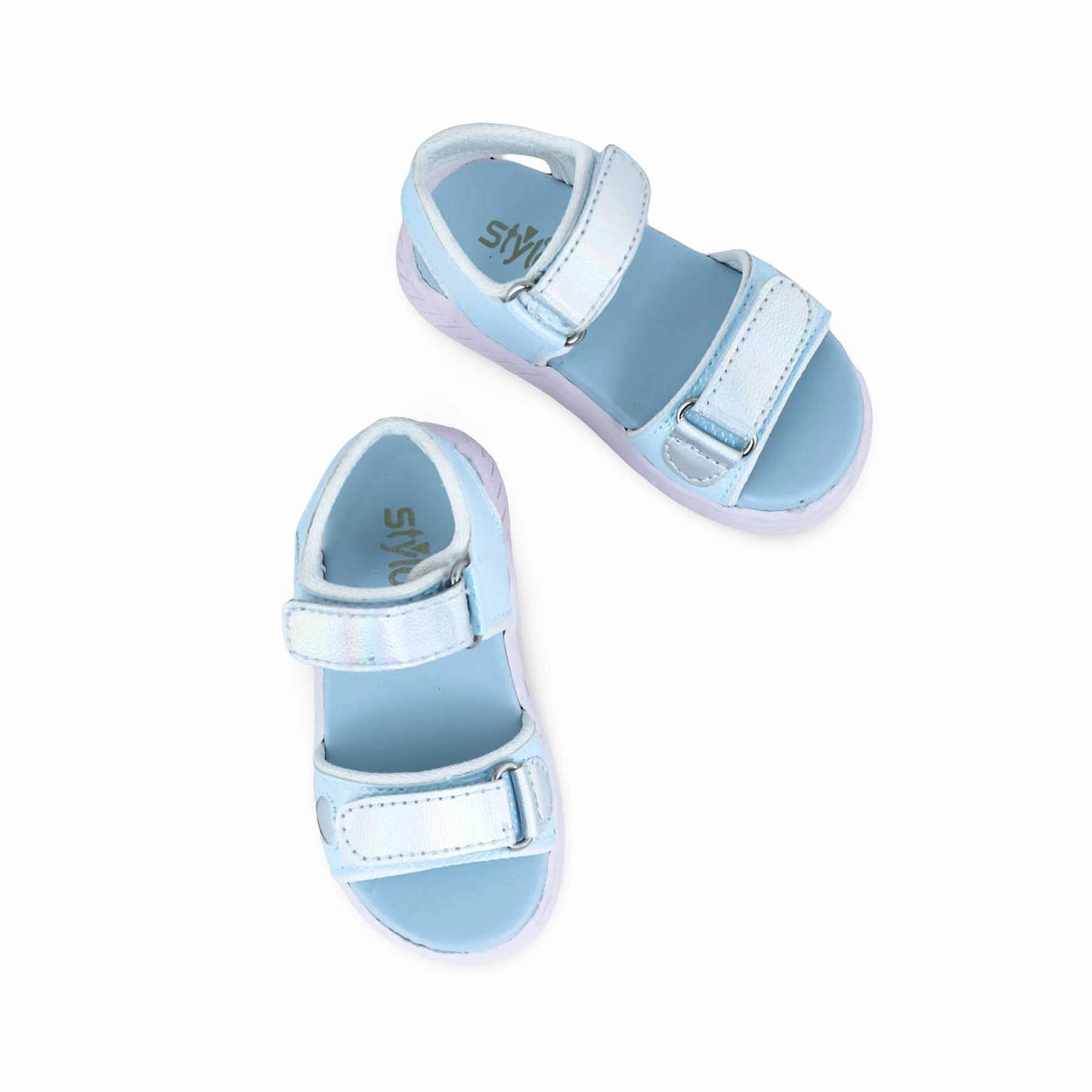 Girls Sky Blue Casual Sandal KD5619 Cute Comfy Sandals
