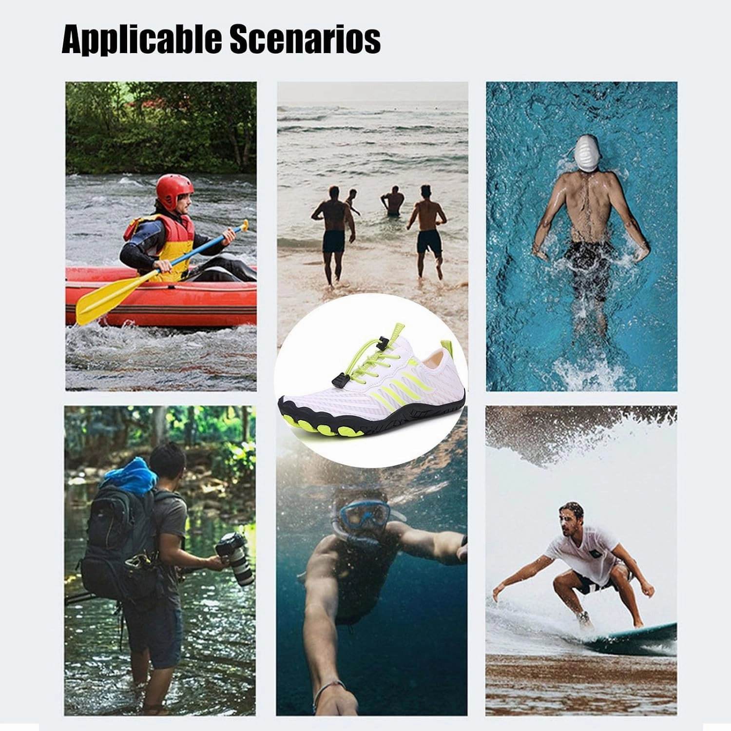 Asics Casual Shoes Grounded Footwear Barefoot Shoes for Women Men with Neuropathy - Comfortable Lightweight Non-Slip Hike Shoes, Includes Shoe Laundry Bag