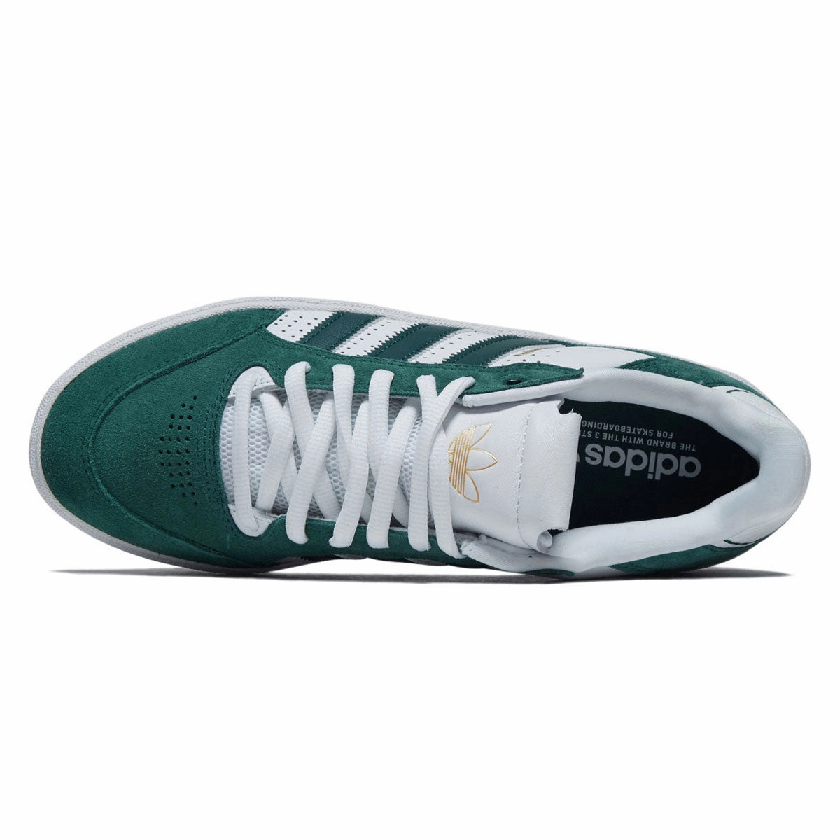 Composite Toe Skate Shoe Adidas Tyshawn Low Shoes - Collegiate Green/Collegiate Green/Ftwr White